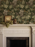 Verdure 16th wallpaper by Coordonné in Grey, styled room