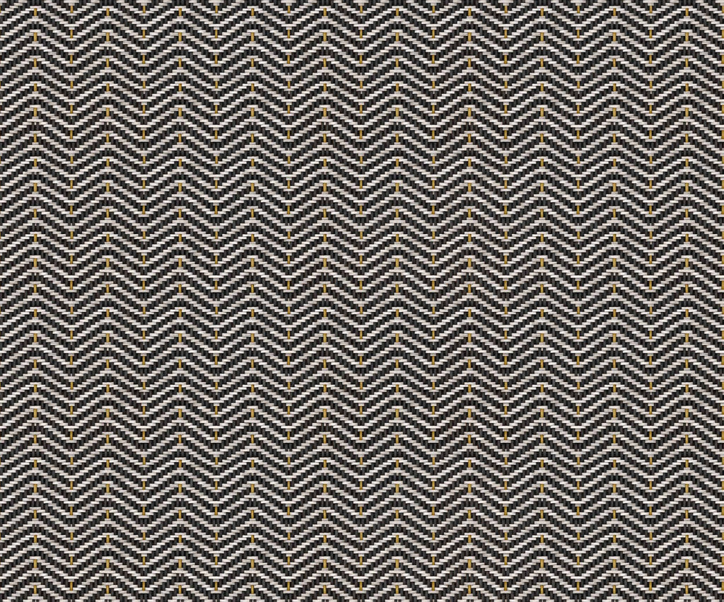 Zigzagueo wallpaper by Coordonné in Charcoal, flat swatch