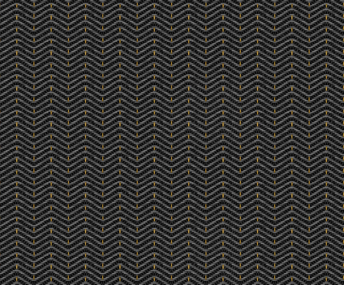 Zigzagueo wallpaper by Coordonné in Black, flat swatch