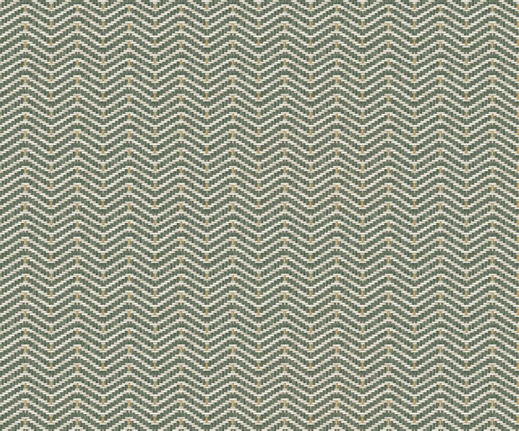 Zigzagueo wallpaper by Coordonné in Green, flat swatch