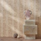 Zumaia wallpaper by Casamance in Beige – Greige, styled room shot