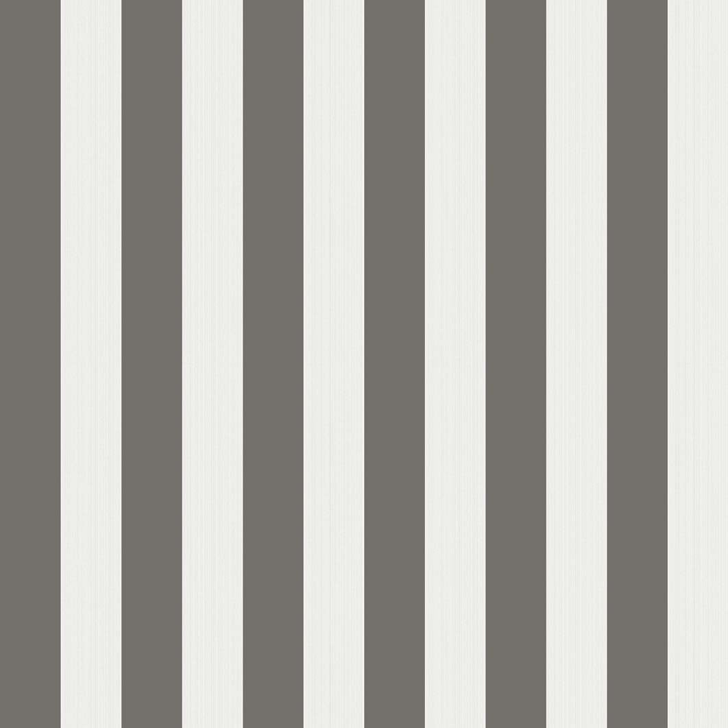 Regatta Stripes - Black and White - Wallpaper Trader