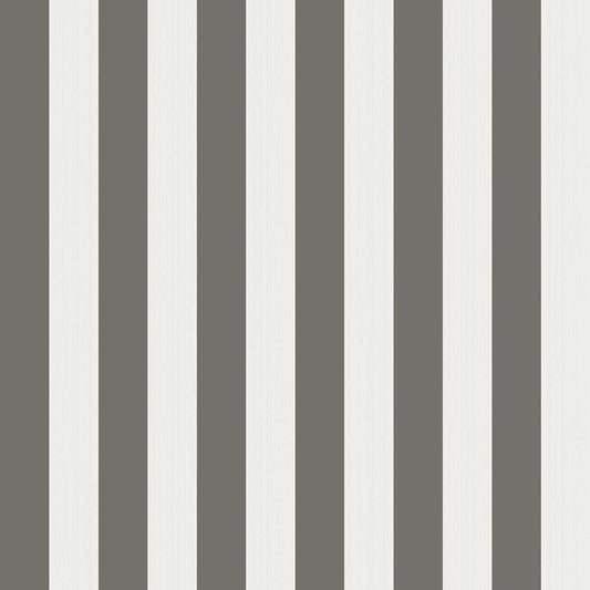 Regatta Stripes - Black and White - Wallpaper Trader