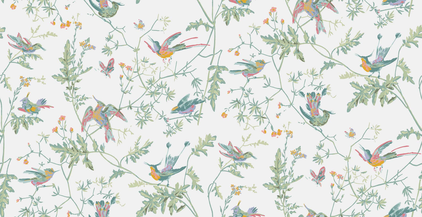 Hummingbirds - Pastel - Wallpaper Trader
