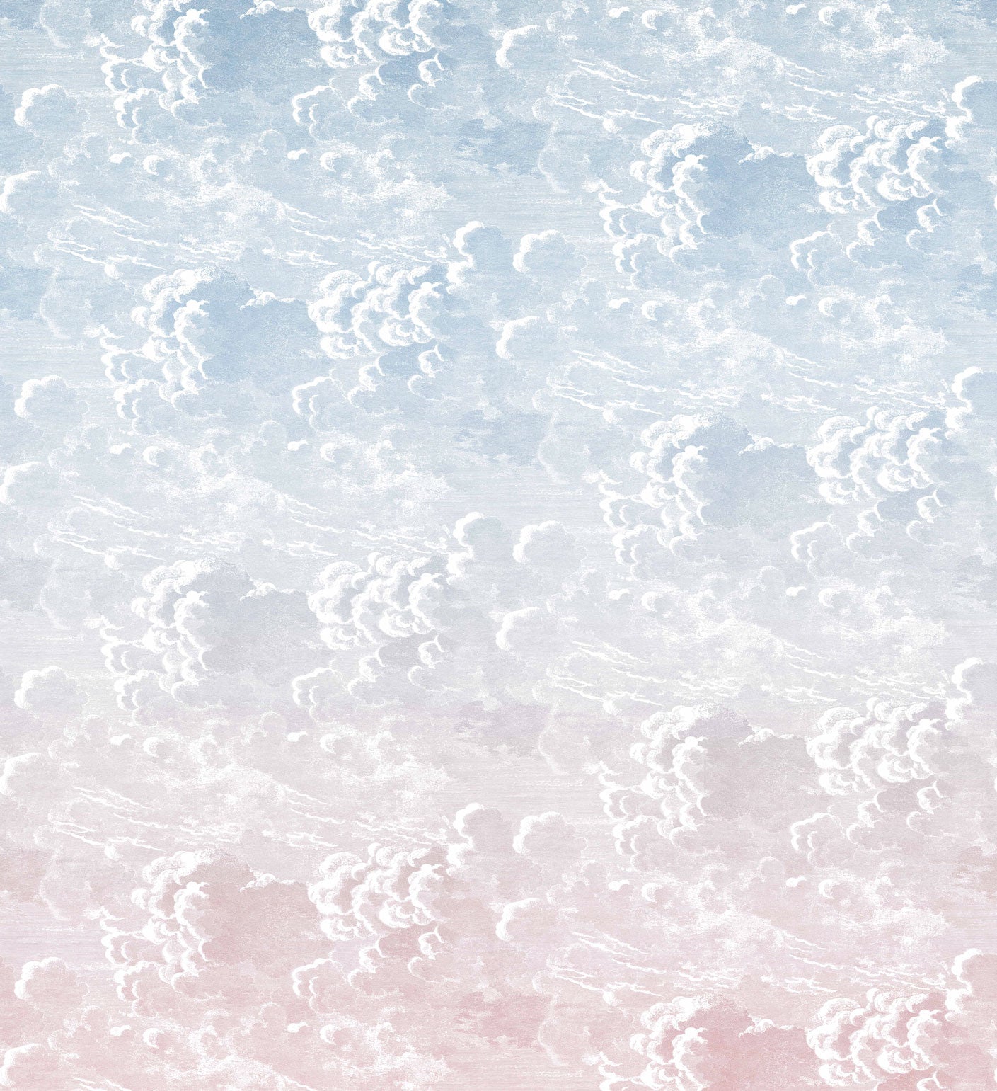 Nuvole al Tramonto - Dusk Pink - Wallpaper Trader