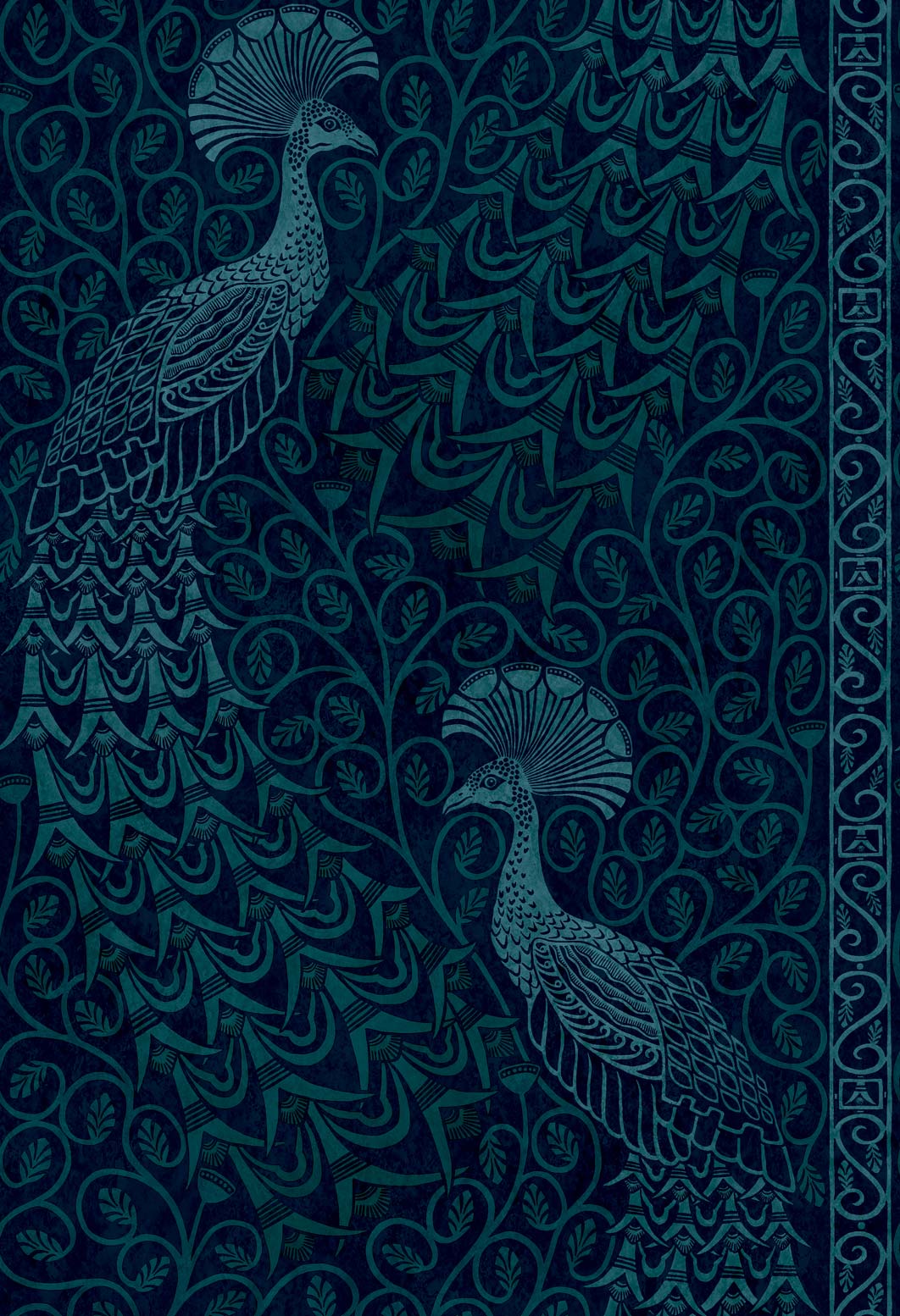 Pavo Parade Peacocks - Wallpaper Trader