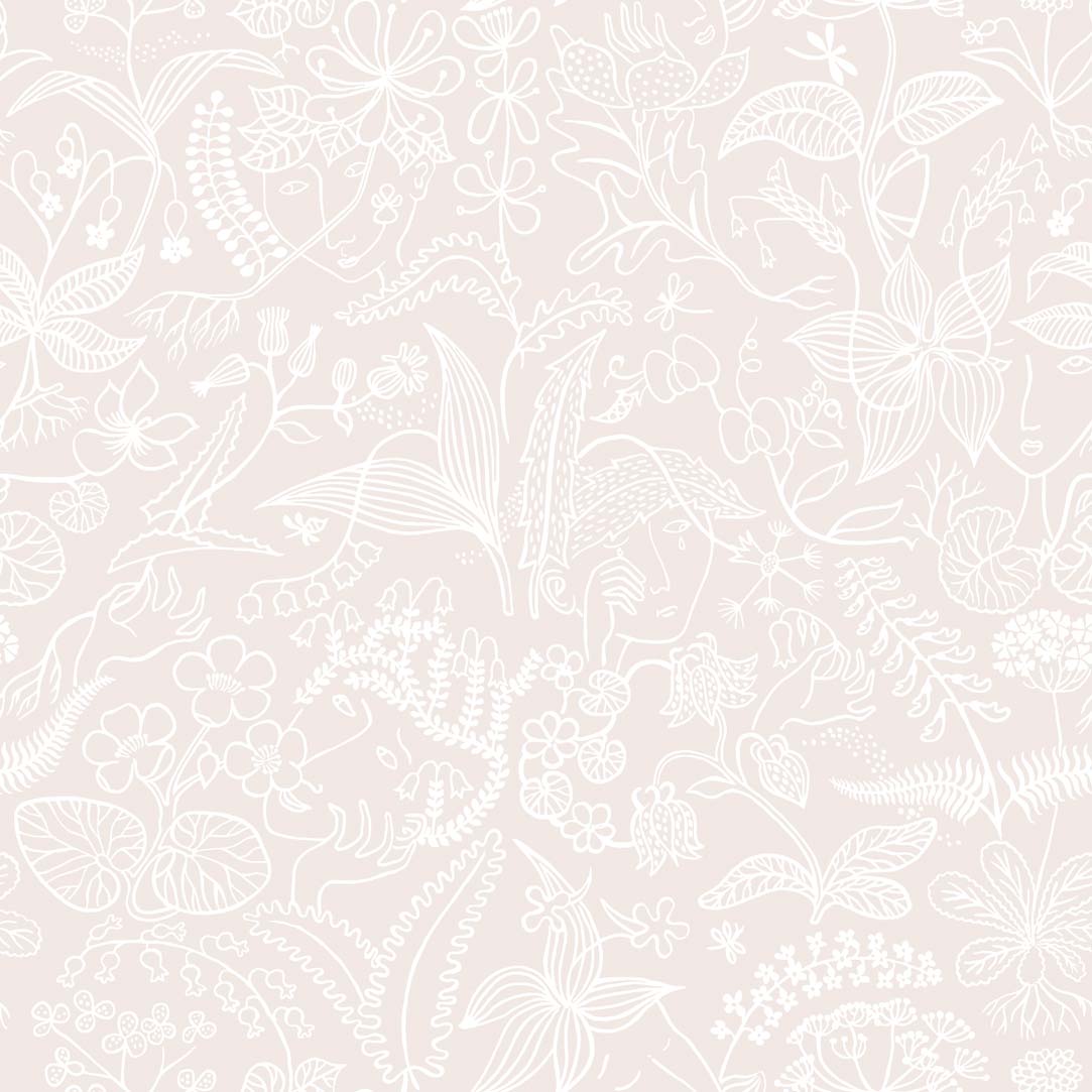 Grazia - Pink - Wallpaper Trader