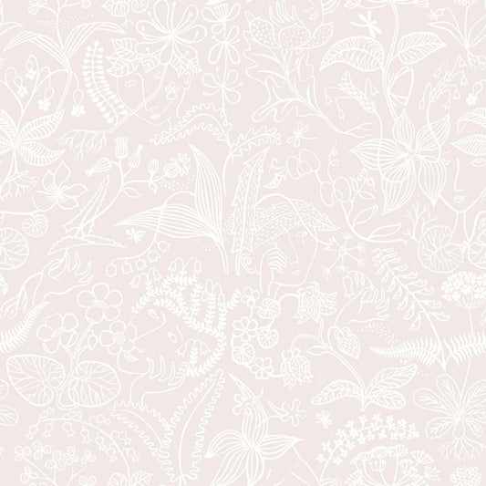 Grazia - Pink - Wallpaper Trader