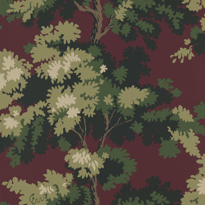 Raphaël - Dark Red - Wallpaper Trader