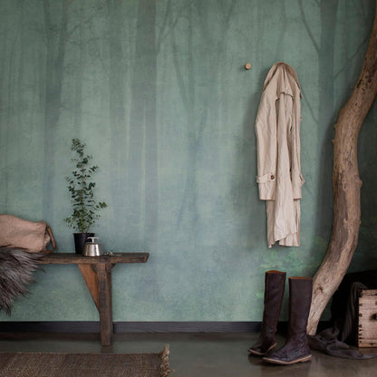Skog - Green - Wallpaper Trader