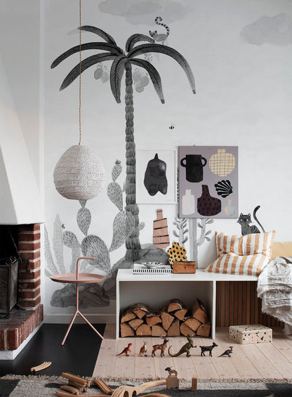 Wilton - Graphite - Wallpaper Trader