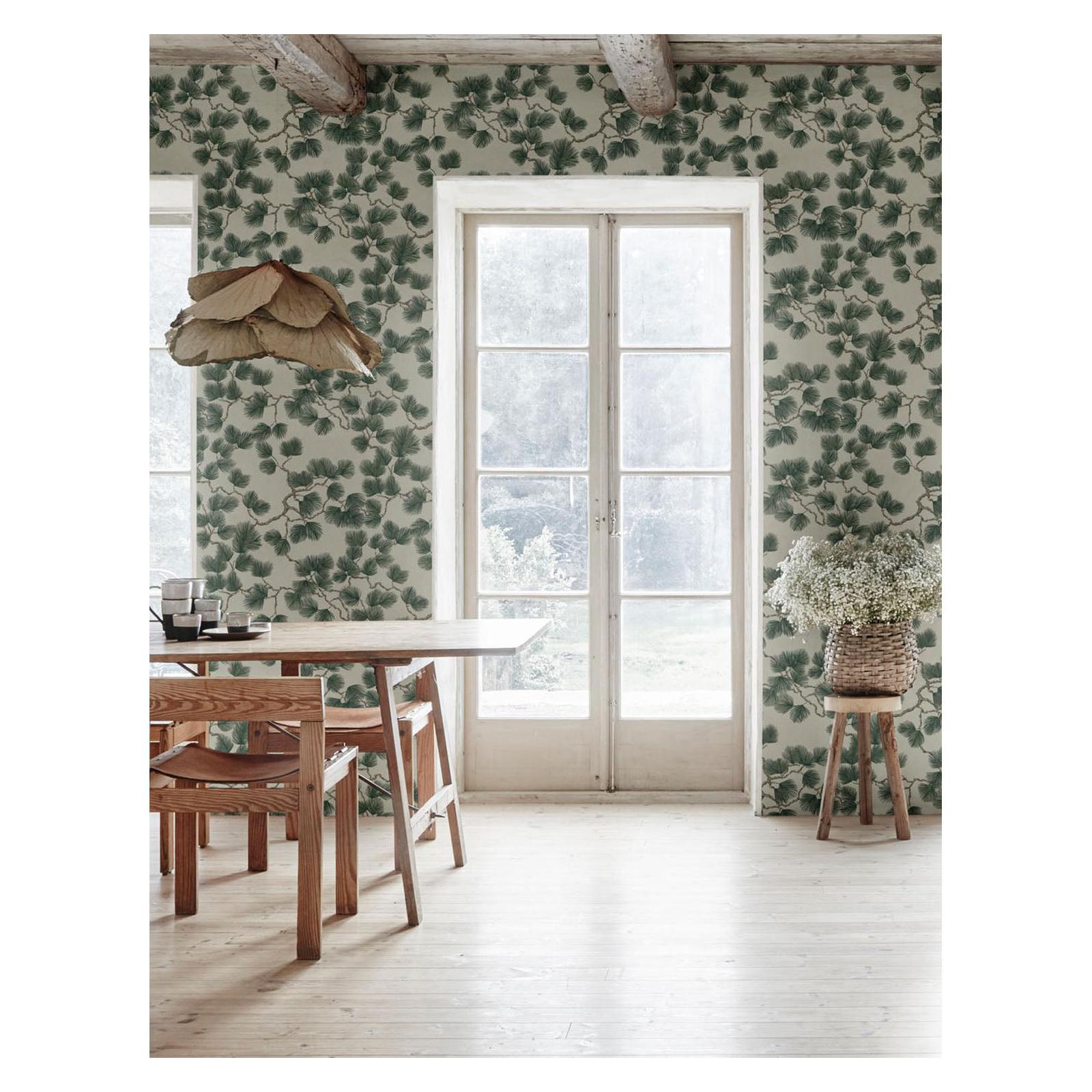 Pine - Green - Wallpaper Trader