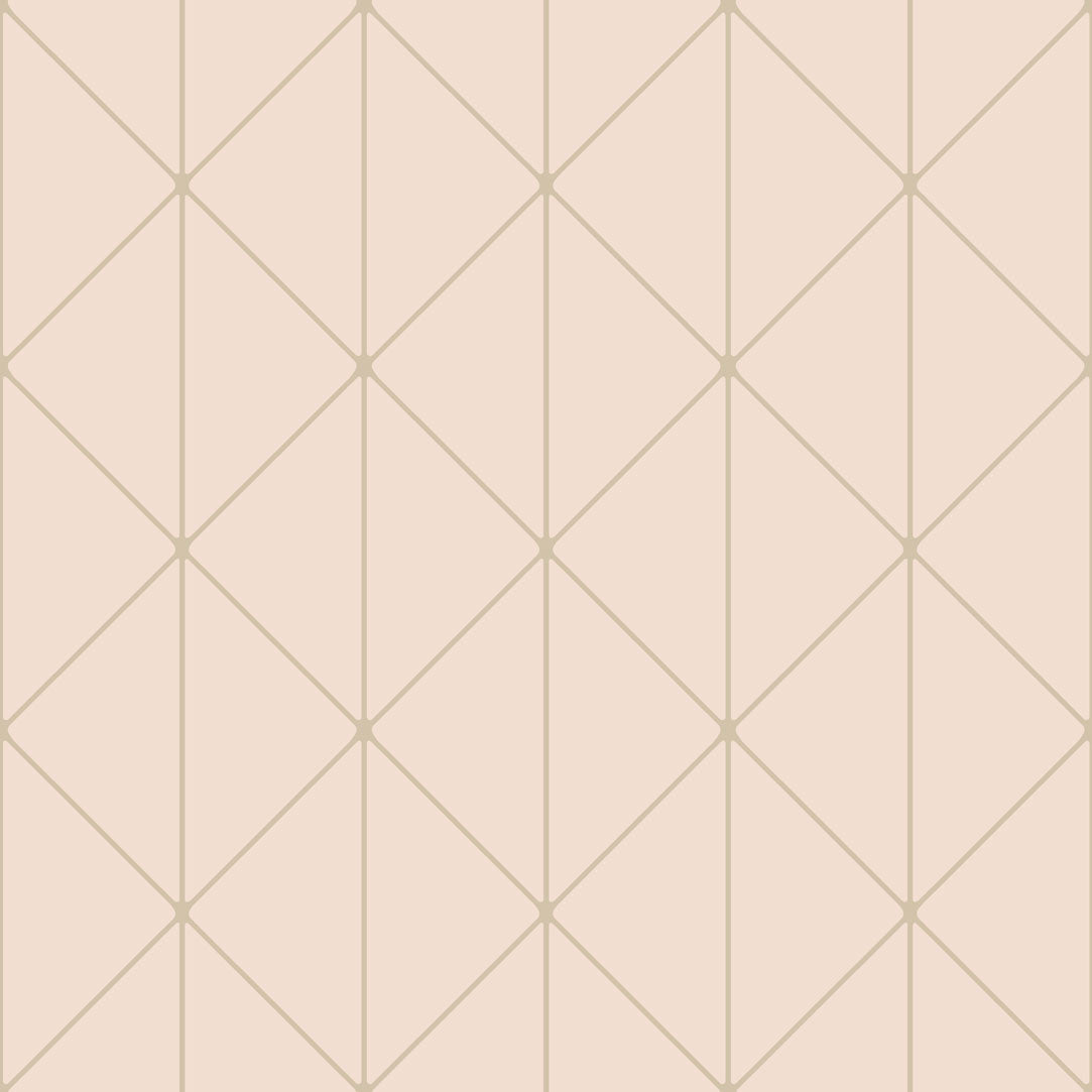 Diamonds - Pink & Gold - Wallpaper Trader