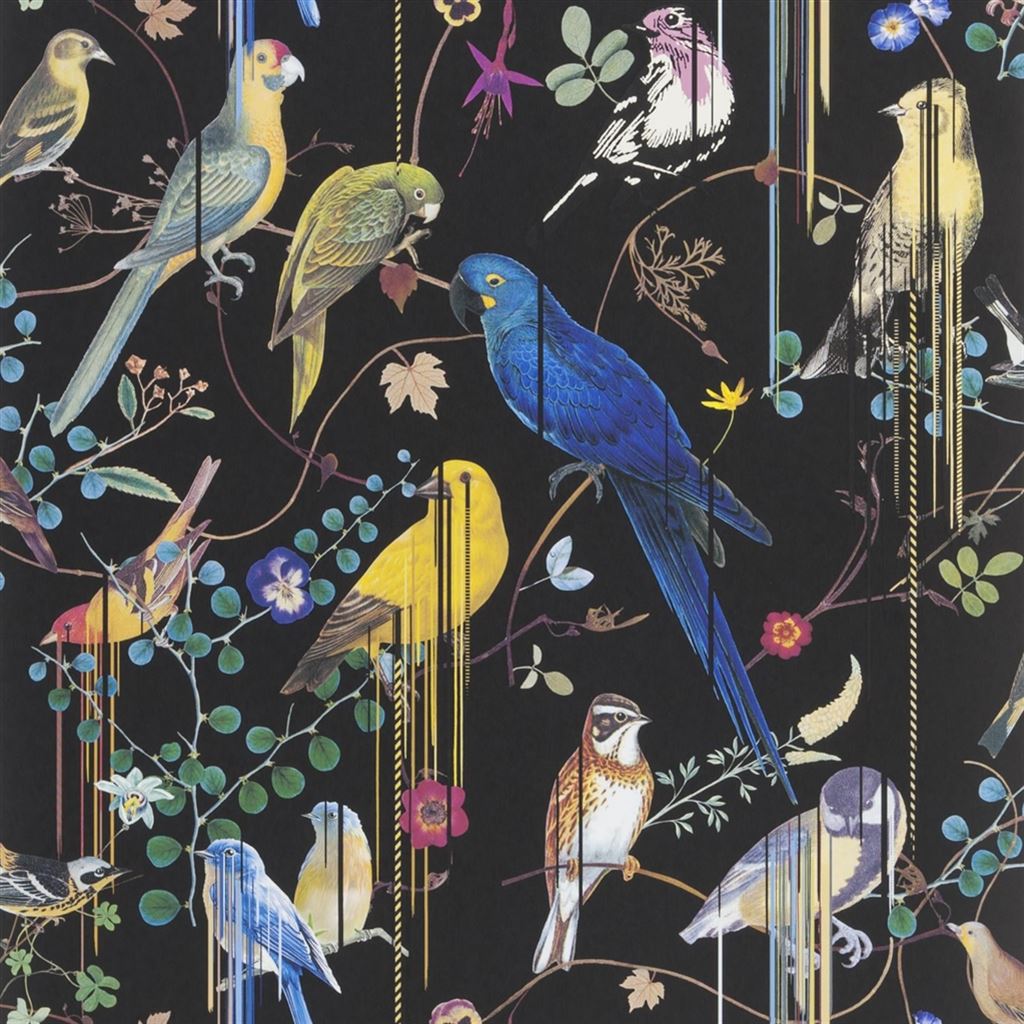 Christian Lacroix Histories Naturelles Birds Sinfonia Crepuscule Wallpaper