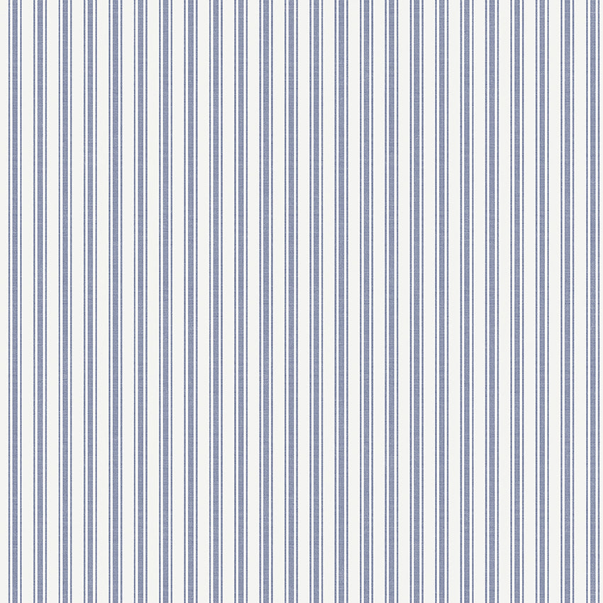 Aspö Stripe -  Blue - Wallpaper Trader