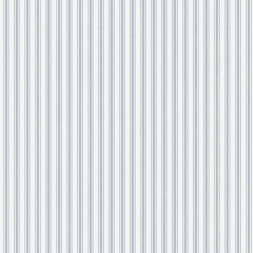 Aspö Stripe - Pastel Blue - Wallpaper Trader