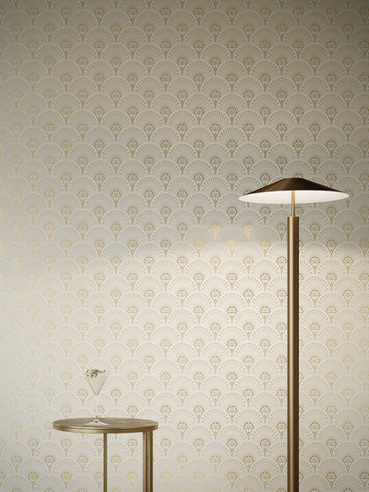 Deco Martini - Gold - Wallpaper Trader