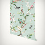 Enchanted Butterfly wallpaper - Green (3)
