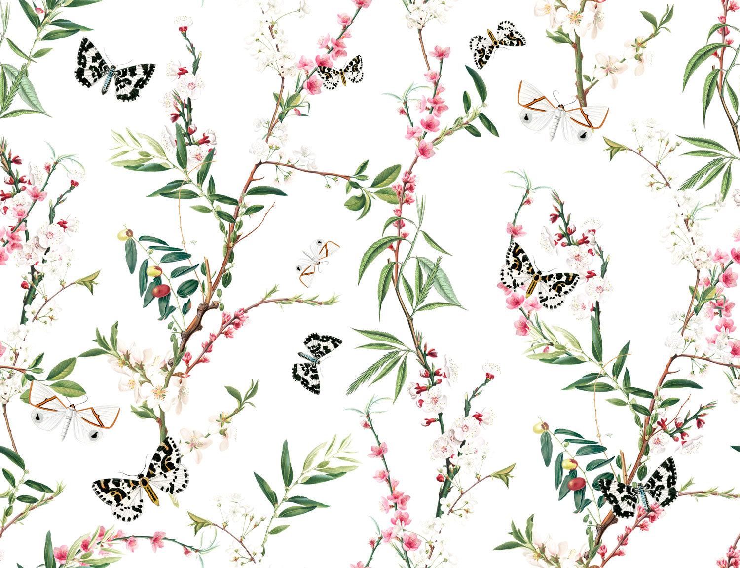 Enchanted Butterfly wallpaper - Ivory