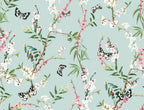 Enchanted Butterfly wallpaper - Green