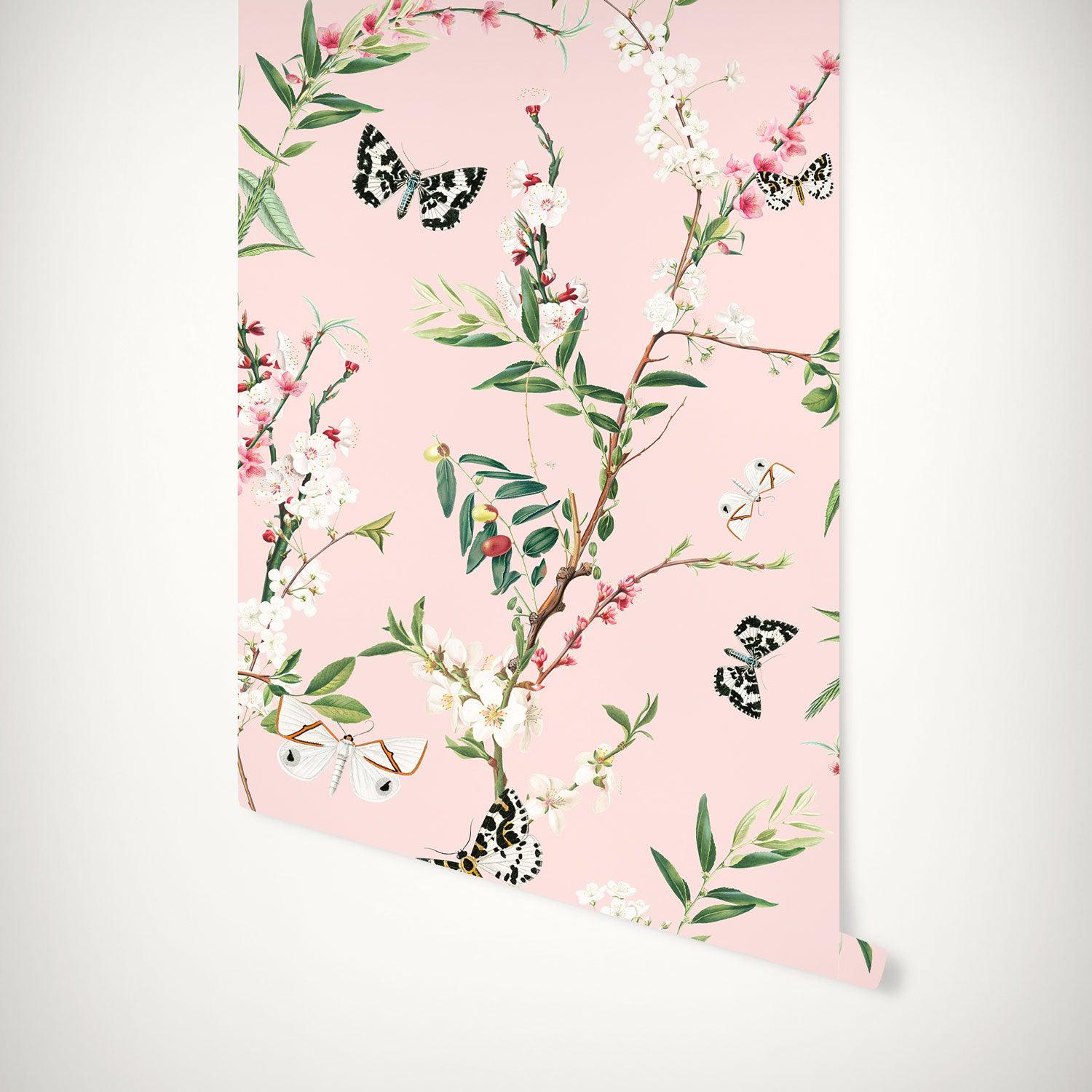 Enchanted Butterfly wallpaper - Pink (2)