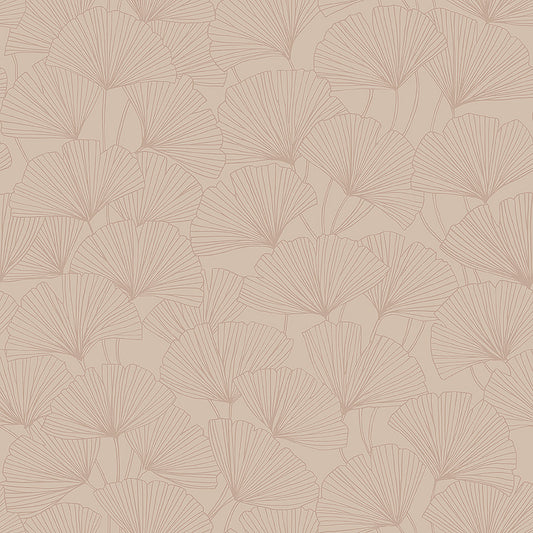 Ginkgo - Pink - Wallpaper Trader