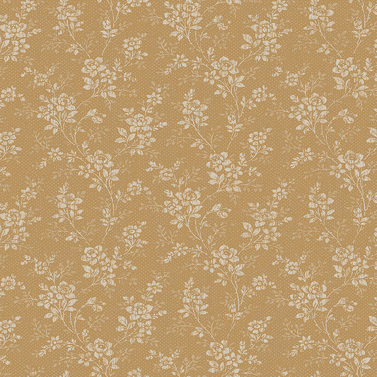 Hip Rose- Yellow and White - Wallpaper Trader