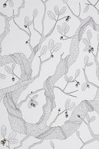 Oak Trees - White - Wallpaper Trader