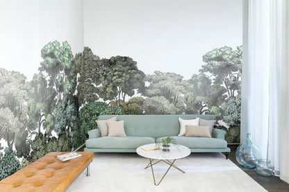 Bellewood - Green - Wallpaper Trader
