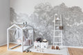 Bellewood - Grey Toile - Wallpaper Trader