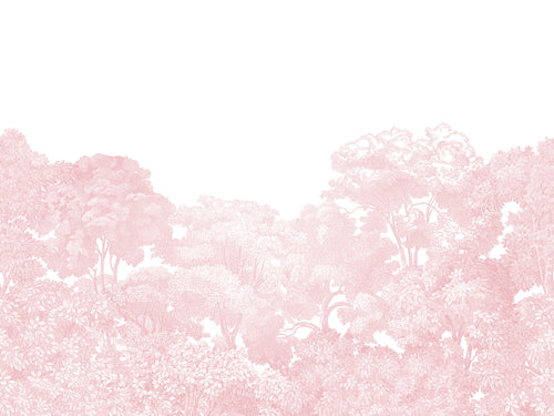 Bellewood wallpaper - Pink & White (2)