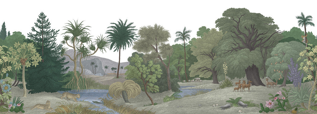 Jungle Land Color - Cool Grass - Wallpaper Trader