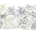Pride Palms - Pewter - Wallpaper Trader