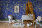 Chinoiserie Chic - Cobalt Blue - Wallpaper Trader