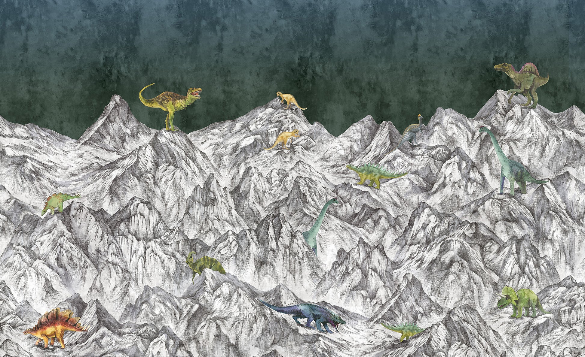Dinosaur Mountain - Nightfall - Wallpaper Trader