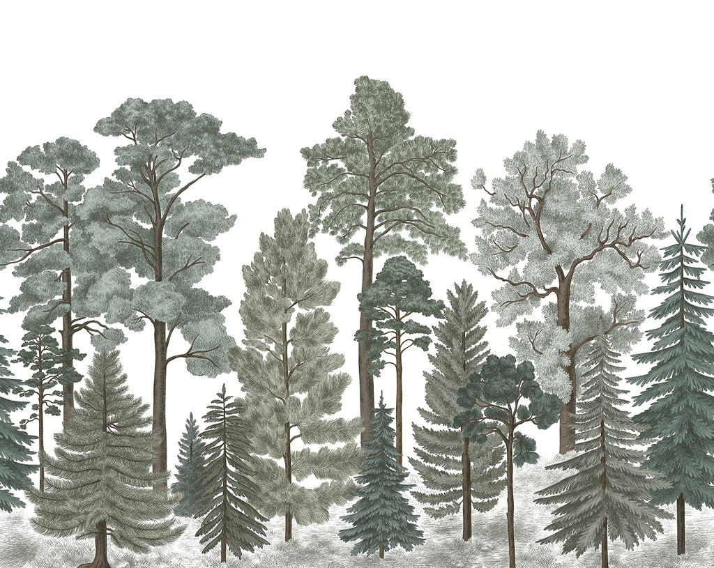 Scandinavian Bellewood wallpaper - Frost
