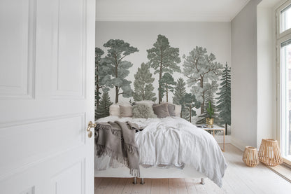 Scandinavian Bellewood - Frost - Wallpaper Trader