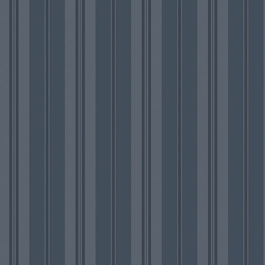 Sandhamn Stripe - Blue - Wallpaper Trader