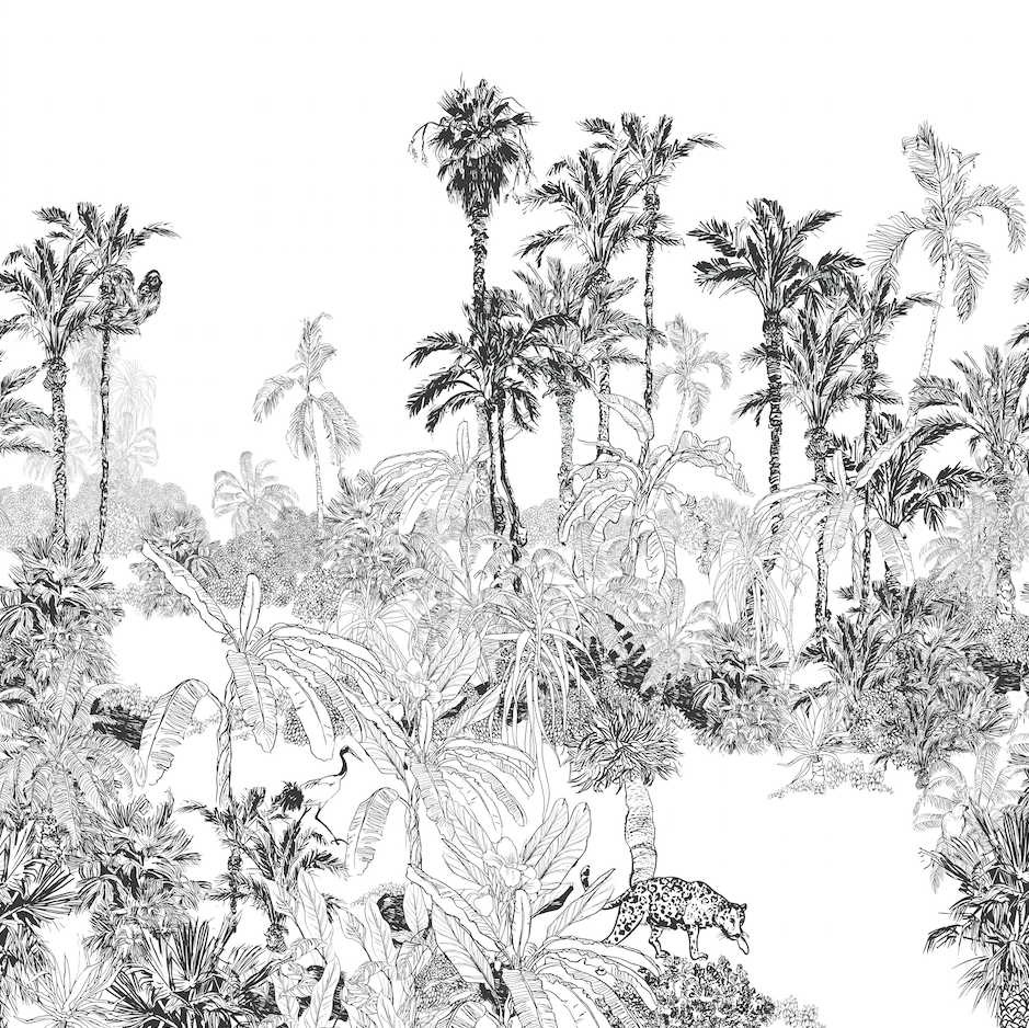 Bundala Beauty Mural - Wallpaper Trader