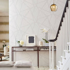 Sumi Shimmer - Porcelain & Linen - Wallpaper Trader