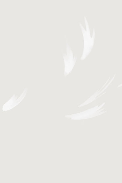 Falling Feather - Cream - Wallpaper Trader