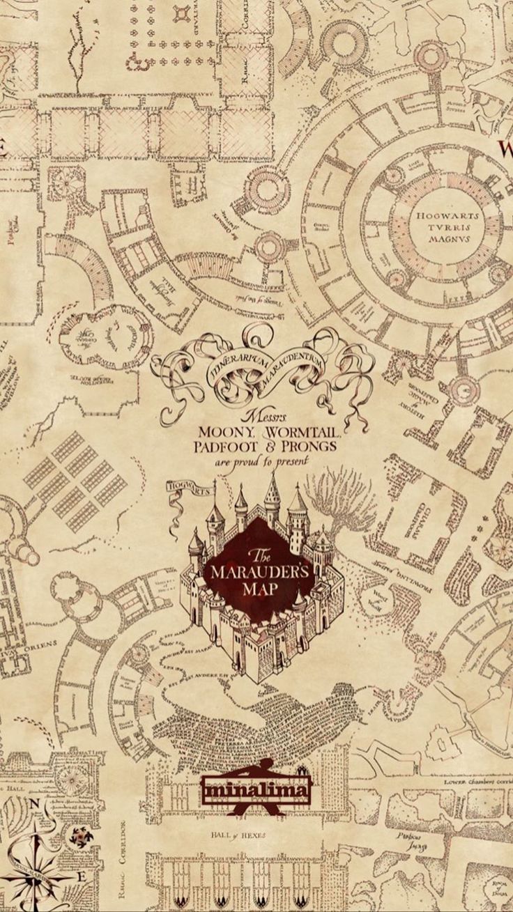 Marauder's Map - Wallpaper Trader