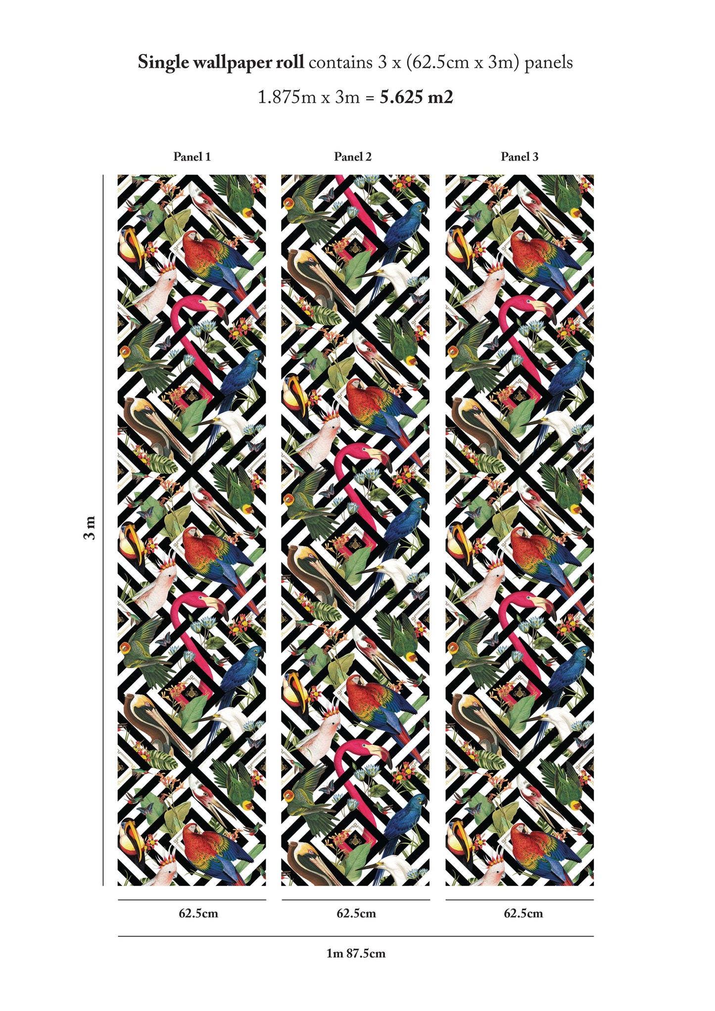 Geometric Aviary Wallpaper - Wallpaper Trader