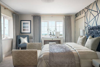 Sumi Geometric - Blue - Wallpaper Trader