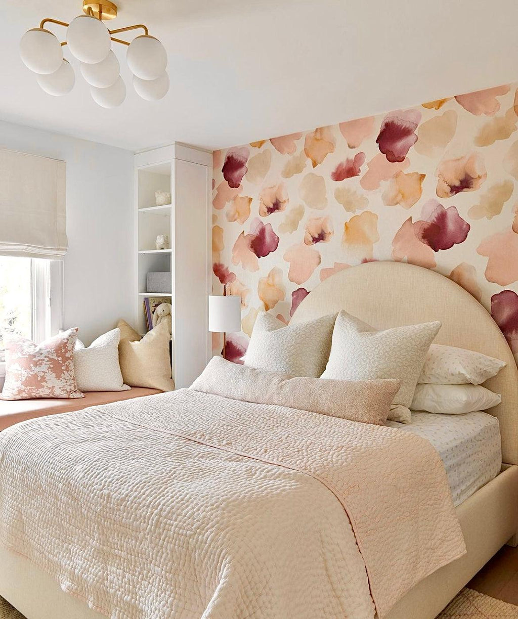 Petals Pressed - Blush - Wallpaper Trader