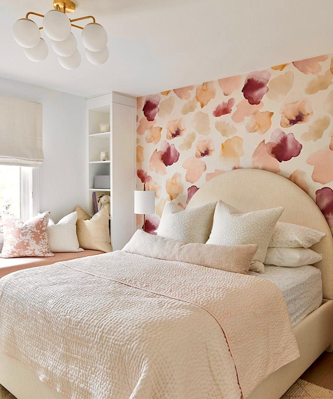 Petals Pressed - Blush - Wallpaper Trader