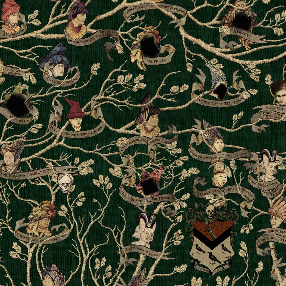 Mindthegap  Tibetan Tapestry Metallic Wallpaper